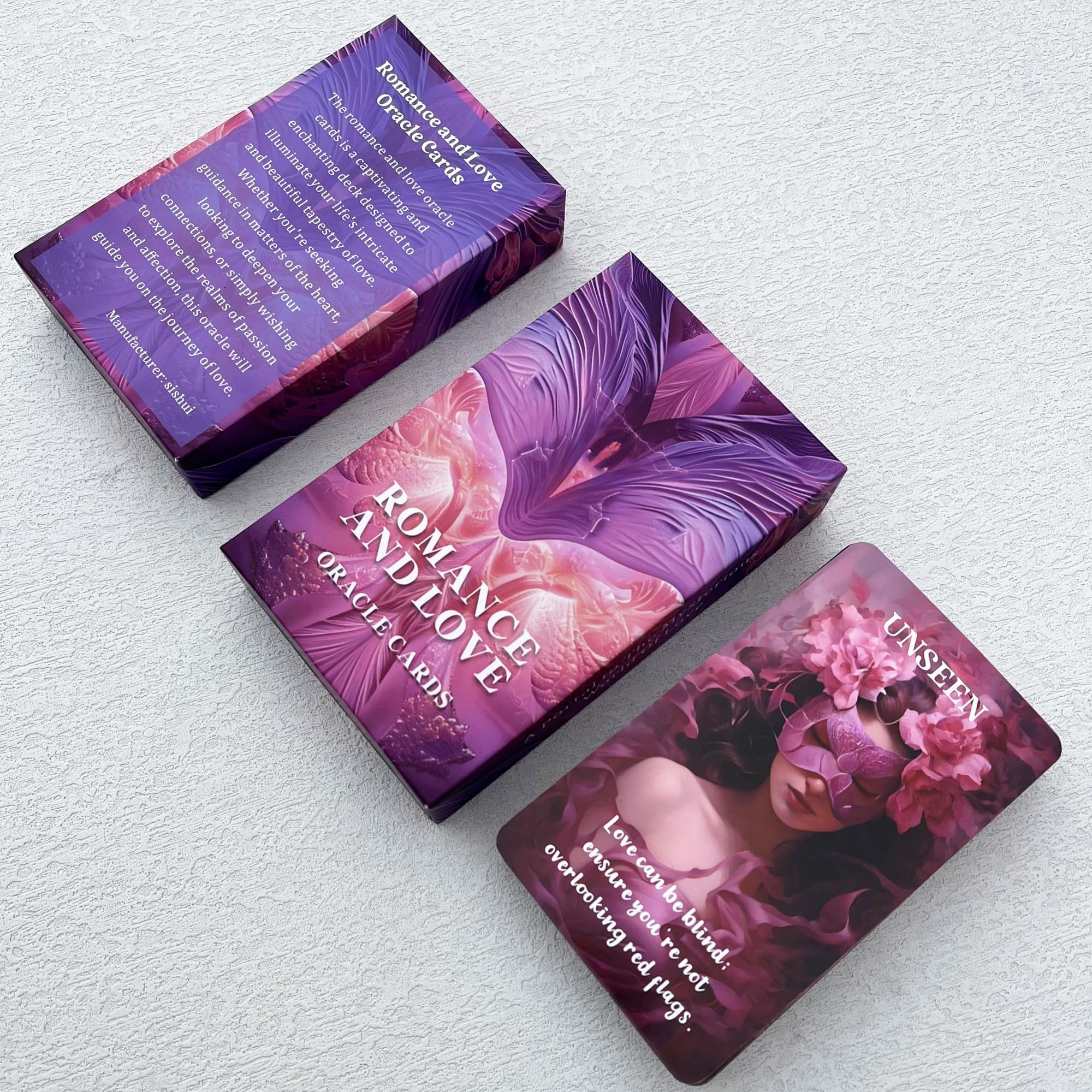 Love Oracle Han Yu Bowen Cards - 54-Card Twin Flame Deck For